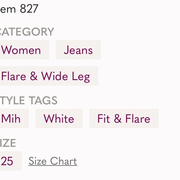 M.i.h. Power White Marakesh Stretch Slim Kick Flare Jean Sz 26 - Picture 9 of 11